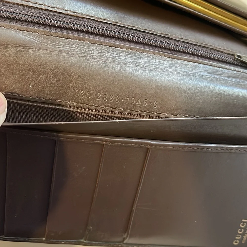 Authentic Vintage Gucci Long Wallet